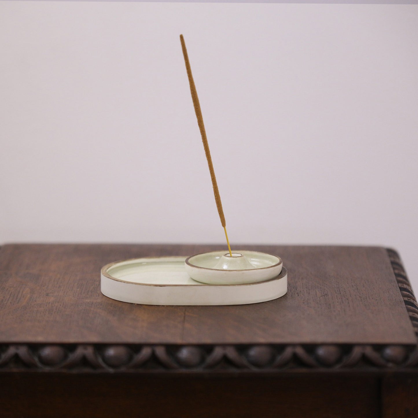 Pistachio Cream - Incense holder