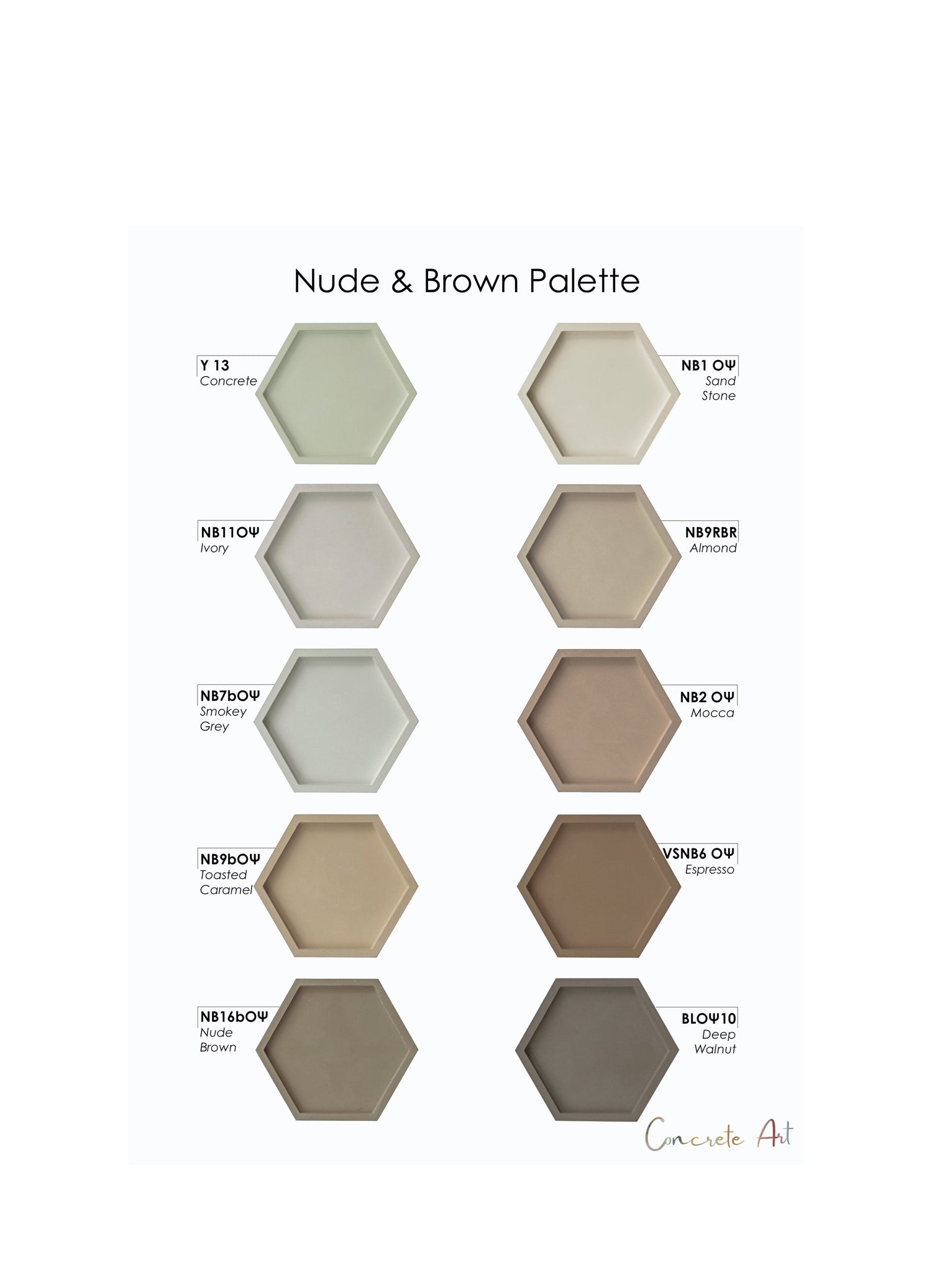Nude Brown Palette
