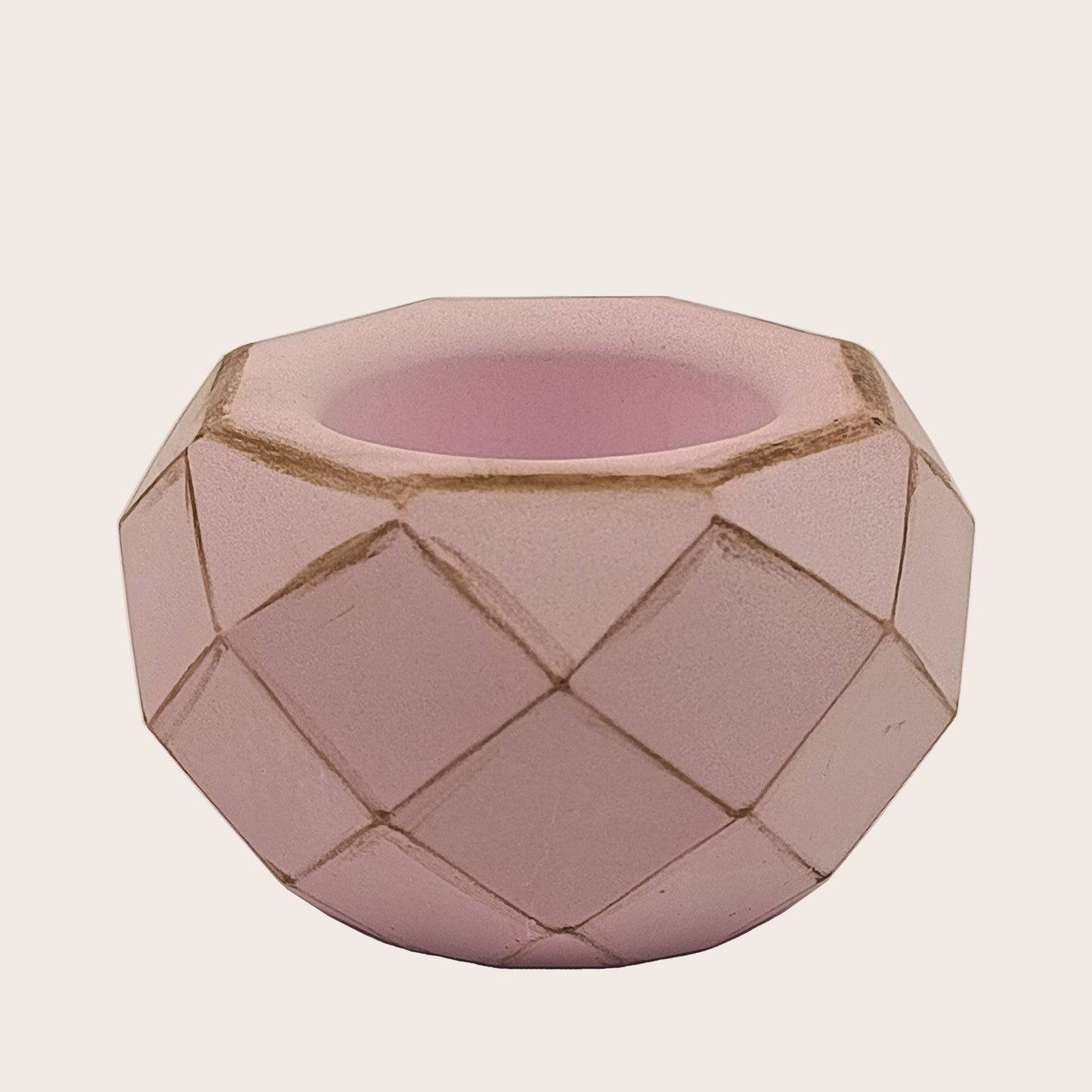 Δοχείο ρεσώ για μπομπονιέρες (Χρώμα: Baby Pink)