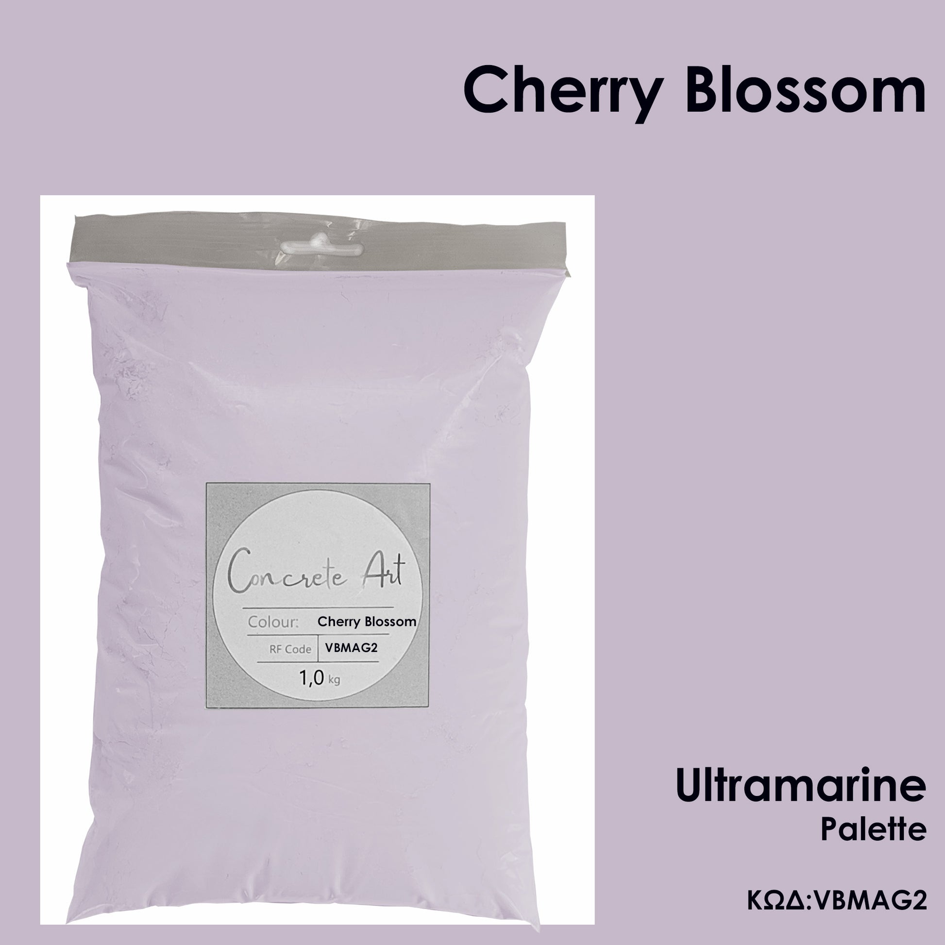 Τσιμέντο καλλιτεχνίας σκόνη χρώμα Cherry Blossom Ultramarine Palette – Concrete Art