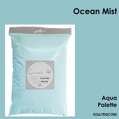 Τσιμέντο καλλιτεχνίας σε χρώμα Ocean Mist – Concrete Art