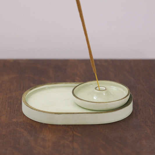 Pistachio Cream - Incense holder