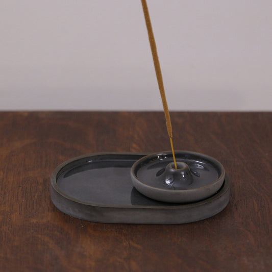 Smoked Blue - Incense holder